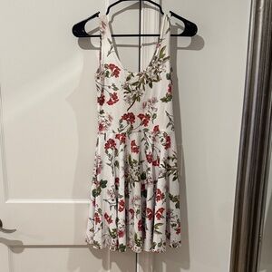 Blackmilk Red Floral Mini Dress